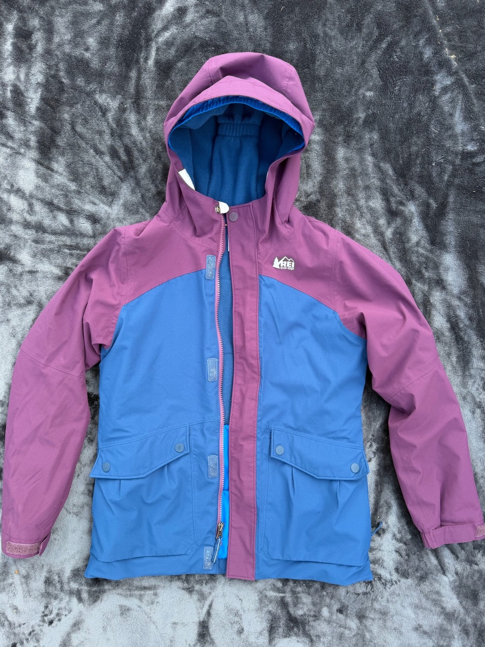 REI Co-Op Girls Insulated Timber Mountain Winter Coat Jacket Medium 10 12 Warm